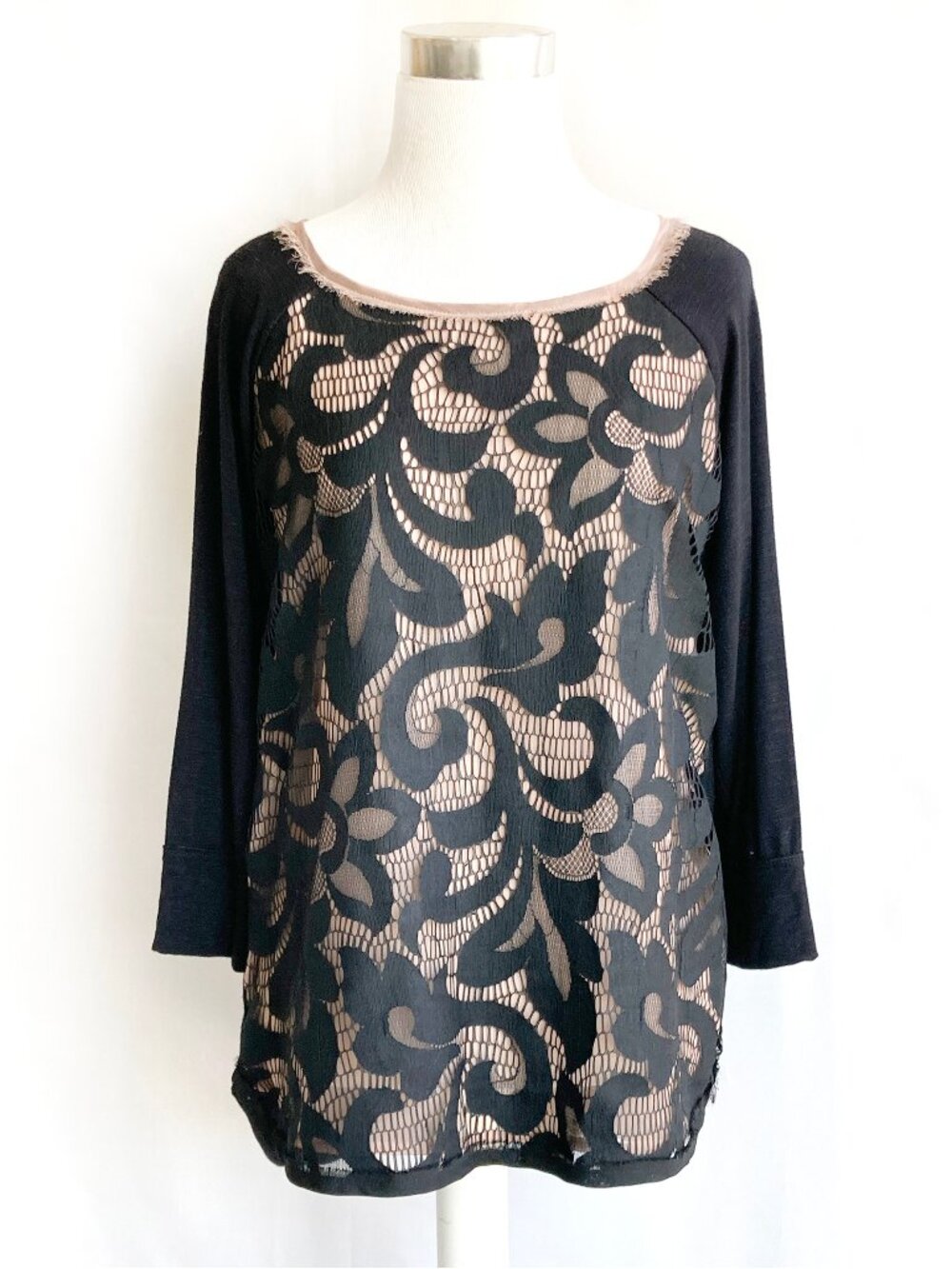 Anthropologie Dolan Lace Filligree Top